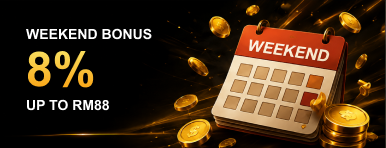 Weekend Bonus 8%